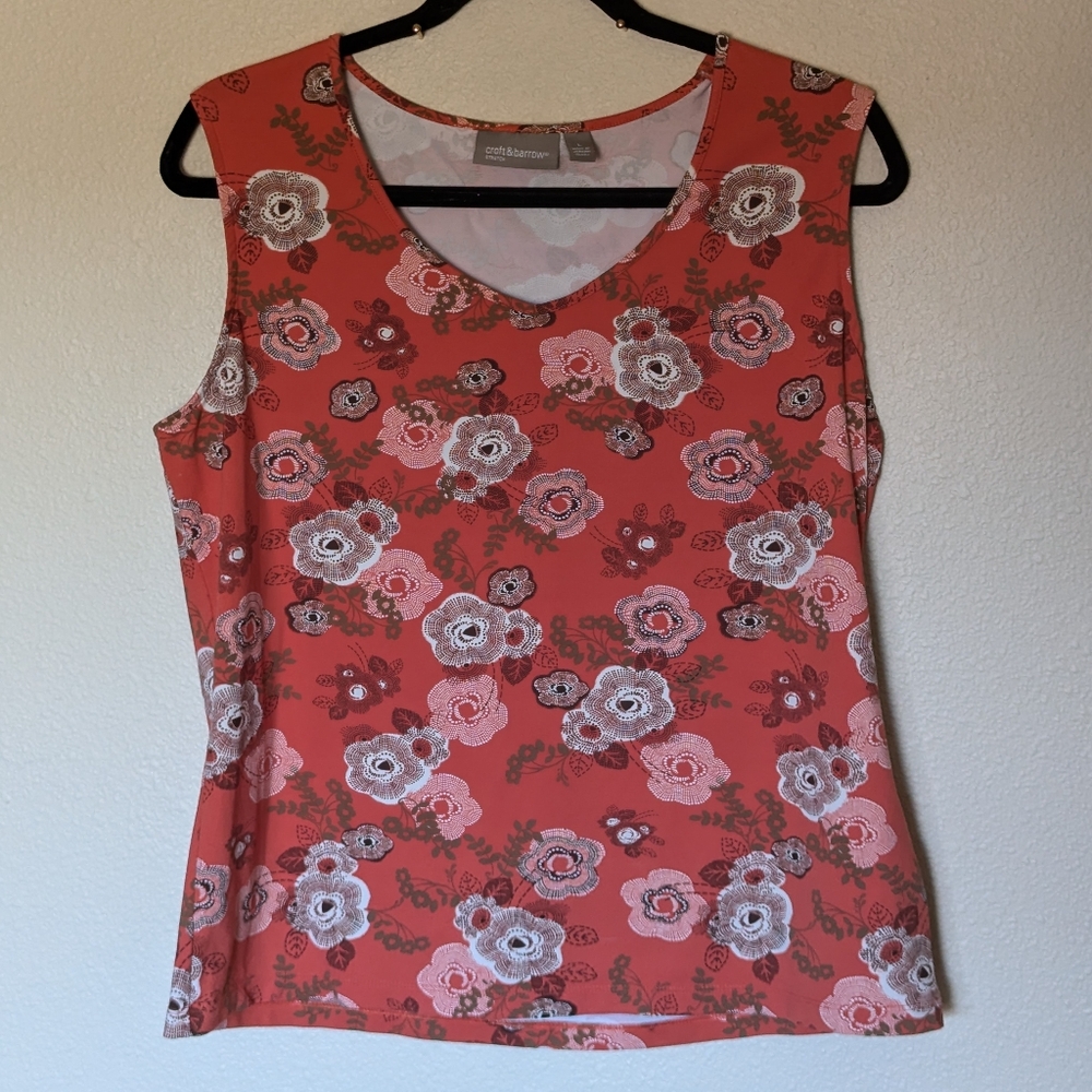 NWOT Croft & Barrow Patterned Top Size L